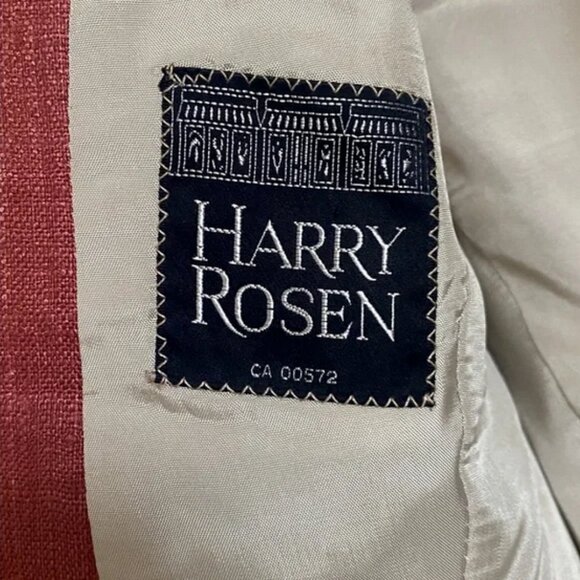 Vintage Raw Silk Blazer Rosewood - Picture 7 of 14